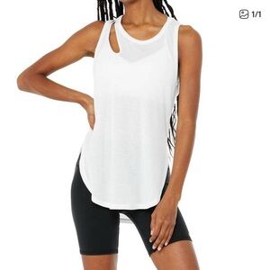 ALO Yoga White Tank Top